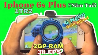 WOW 🤣 TEST GAME PUBG - IPHONE 6S PLUS 7 NĂM TUỔI GIÁ 1TR2 - SOLO SQUAD - 2GB - 30FPS | NhâmHNTV