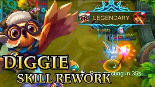 Diggie New Skill Gameplay - Mobile Legends Bang Bang