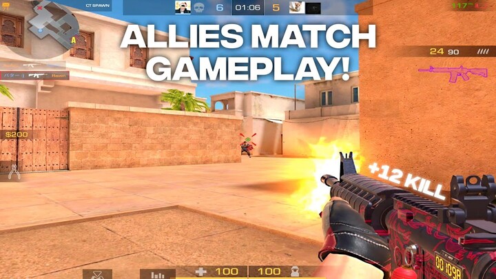 STANDOFF 2 | Full Allies Match Gameplay! 😩🔥❤️ (+12 Kill)