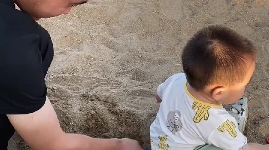 坑爹的娃   没有危险的时候爸爸是最大的危险😂