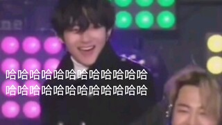 防弹少年团美国跨年表演95line的小失误  泰可爱了
