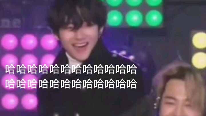 防弹少年团美国跨年表演95line的小失误  泰可爱了