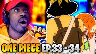 NAMI WENT TOO FAR!!!! One Piece Episode 33 & 34 Reaction