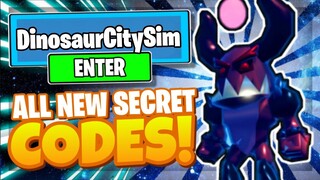 DINOSAUR CITY SIMULATOR CODES - ALL NEW *UPDATE* ROBLOX DINOSAUR CITY SIMULATOR CODES