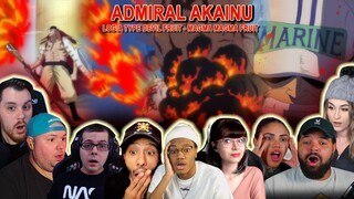 ADMIRAL AKAINU!!! Logia Type Devil Fruit - Magma Magma Fruit - Reaction Mashup One Piece