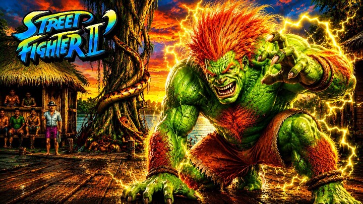 BLANKA - Electric Beast of the Jungle | Street Fighter II Arcade Gameplay