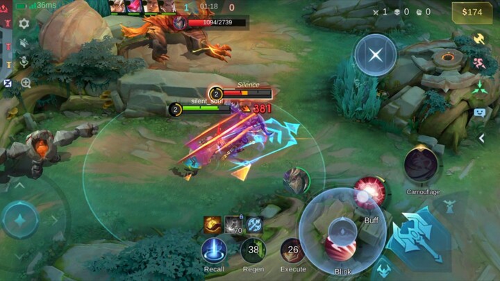 Natalia Roam mobile legend, Seru-seruan aja 😁😁
