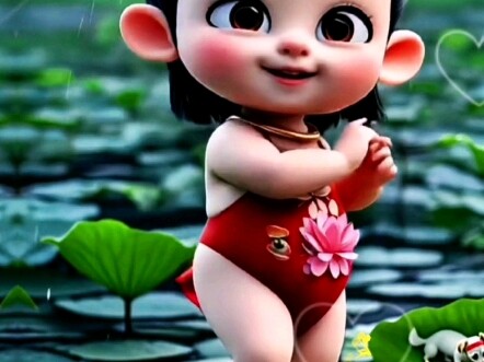 Nezha sangat lucu.