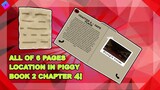 ALL OF THE 6 HIDDEN PAGES IN PIGGY: BOOK 2 - CHAPTER 4! | Roblox Piggy