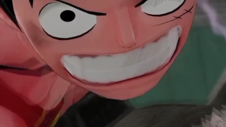 Luffy marah