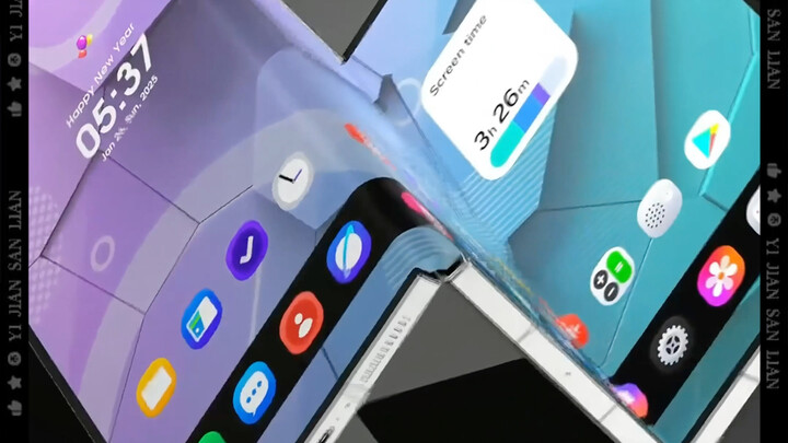Ai sẽ xóa bỏ khoảng cách thông tin đây! Điện thoại màn hình gập ba của Samsung, thực sự không phải l