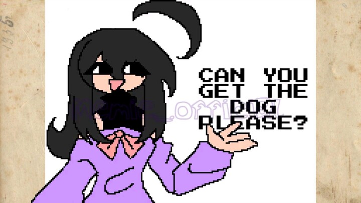 Can you get the dog please?