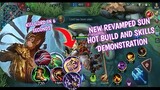 New Revamped Sun Hot build and skills demonstration in Mobile Legends now with 2 Blinks