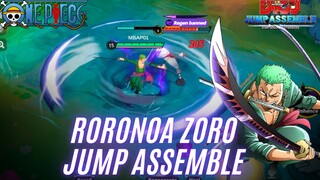 RORONOA ZORO JUMP ASSEMBLE GAMEPLAY