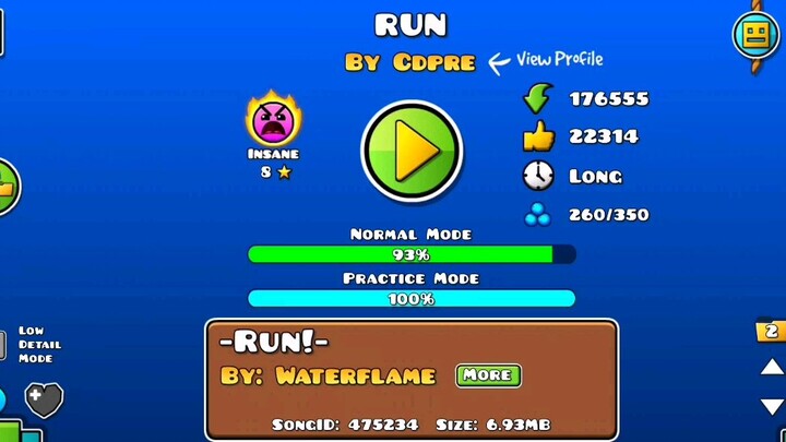 Run | Geometry Dash 2.11