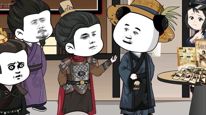 In order to buy the "Three Kingdoms" cards, Zhu Di directly put them on the stall regardless of whet