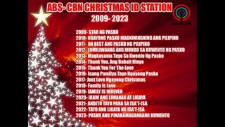 ABS-CBN CHRISTMAS STATION ID from 2009-2023 COMPILATION