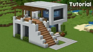 Minecraft Tutorial: How to Build a Modern Underground House - Easy #6
