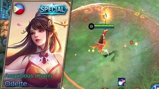 New Skin Odette Auspicious Charm 🟢 MLBB