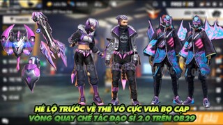 Free Fire| Hé lộ thẻ vô cực Vua Bọ Cạp và Vòng quay chế tác đạo sĩ 2.0 mới của OB29