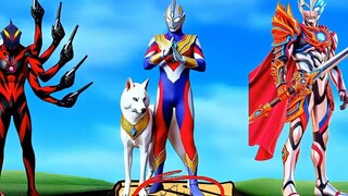 Ultraman antri untuk menyeberangi jembatan papan tunggal