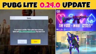 Pubg Lite New Update 😍| Pubg Lite 0.24.0 Update | M416 Fool ? | New Update Pubg Lite | Fool Update