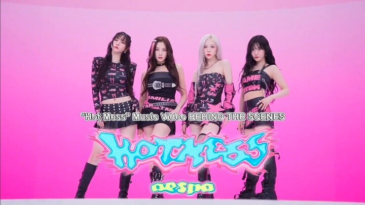 aespa - Japan 1st Single 'Hot Mess' Artwork & Music Video 'Behind the Scenes'