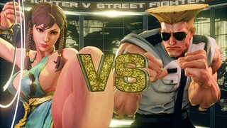 SFV CE💥Santarouchan (Chun Li) VS Guile 💥SF5💥SV GAMES💥