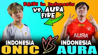 KAIRI BUGBOG? FIVEMAN ONIC INDO vs AURA FIRE I MOBILE LEGENDS