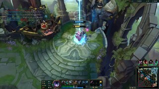 [LMHT] Vayne-Thresh cặp đôi áp đảo lane BOT, 15 phút team bạn FF - 15 phút GG - TEST SKIN