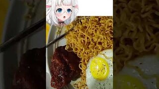 review jujur Mie Instan Keju Pedas Richeese Factory (oleh vtuber) #shorts