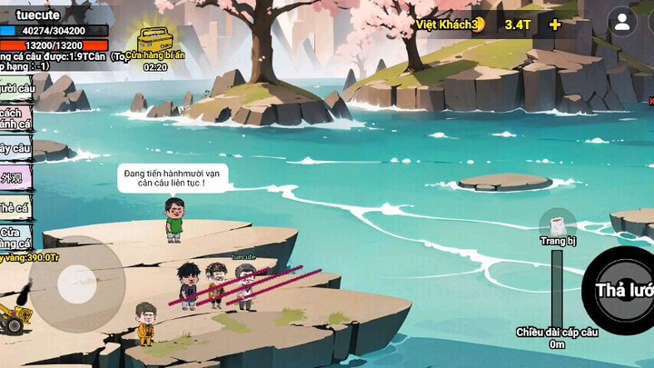 builda game: câu cá vanh cân