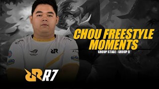 Chou RRQ R7 Freestye Moments | Day 4 Group Stage Group D - M3 MLBB world Championship 2021