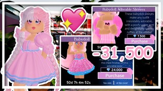 👗😍 BUYING THE NEW BABYDOLL ADORABLE SET!! // Roblox Royale High