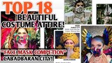 TOP 18 BEAUTIFUL Costume Face Mask CompeTion/CABADBARAN City/Charter Day!