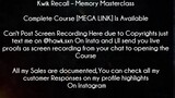 Kwik Recall Course Memory Masterclass download