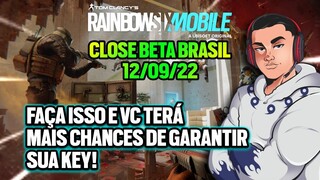 TA CHEGANDO!! CLOSE BETA BRASIL DO RAINBOW SIX MOBILE - FACE ESSE REGISTRO!