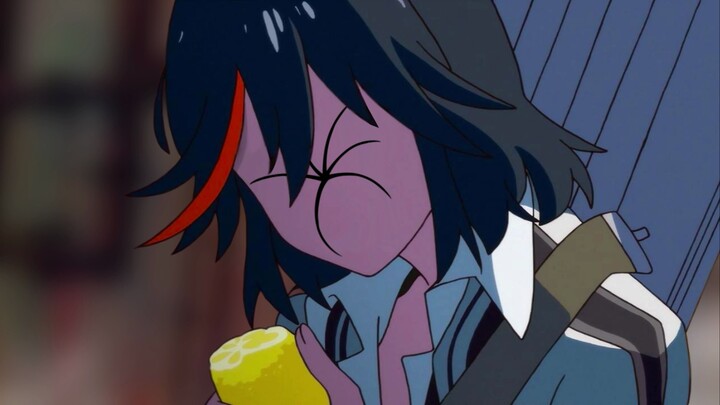 Maybe Ryuko-chan doesn't like lemons...!