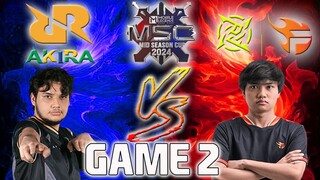 NIP FLASH VS. RRQ AKIRA GAME 2 | 2024 MSC x EWC GROUPSTAGE DAY 2 MATCH 3🔥🔥🔥