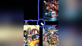 Mn là fan của bộ Anime nào trong này.Tui Fan One Piece luffy zoro sanji ace sabo law onepiece xuhuong