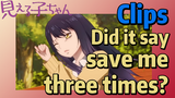 [Mieruko-chan]  Clips | Did it say save me three times?