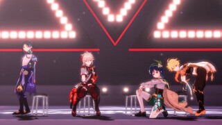 【原神MMD】{新四风守护} 正太组出道丨Rollin丨