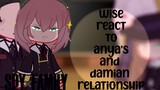 Wise react to anya and damian relationship || Anya saving damian || spy x family react