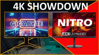 Gigabyte M28U vs Acer Nitro XV282K | A 4K 144hz Gaming Monitor Showdown