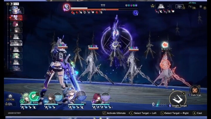Honkai Star Rail gameplay patch 3.4 boss battle #phainon #hsr #cyrene