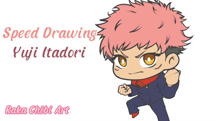 Yuji Itadori Chibi - Speed Drawing Jujutsu Kaisen