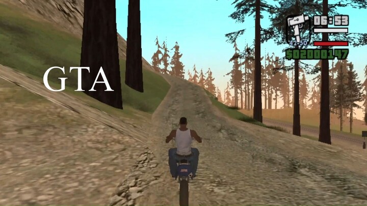 INTENTANDO SUBIR LA MONTAÑA MAS ALTA DE GTA SAN ANDREAS