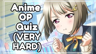 Anime OP Quiz by Year (HARD)