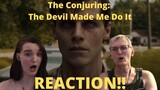 "The Conjuring: The Devil Made Me Do It" REACTION!! Clearly not as good as the first two...
