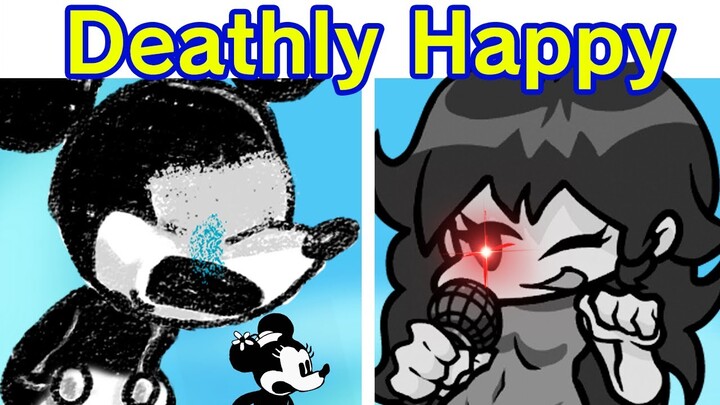 Friday Night Funkin' VS Mickey Mouse - Deathly Happy (FNF Mod) (Corruption Deathmatch Cover)